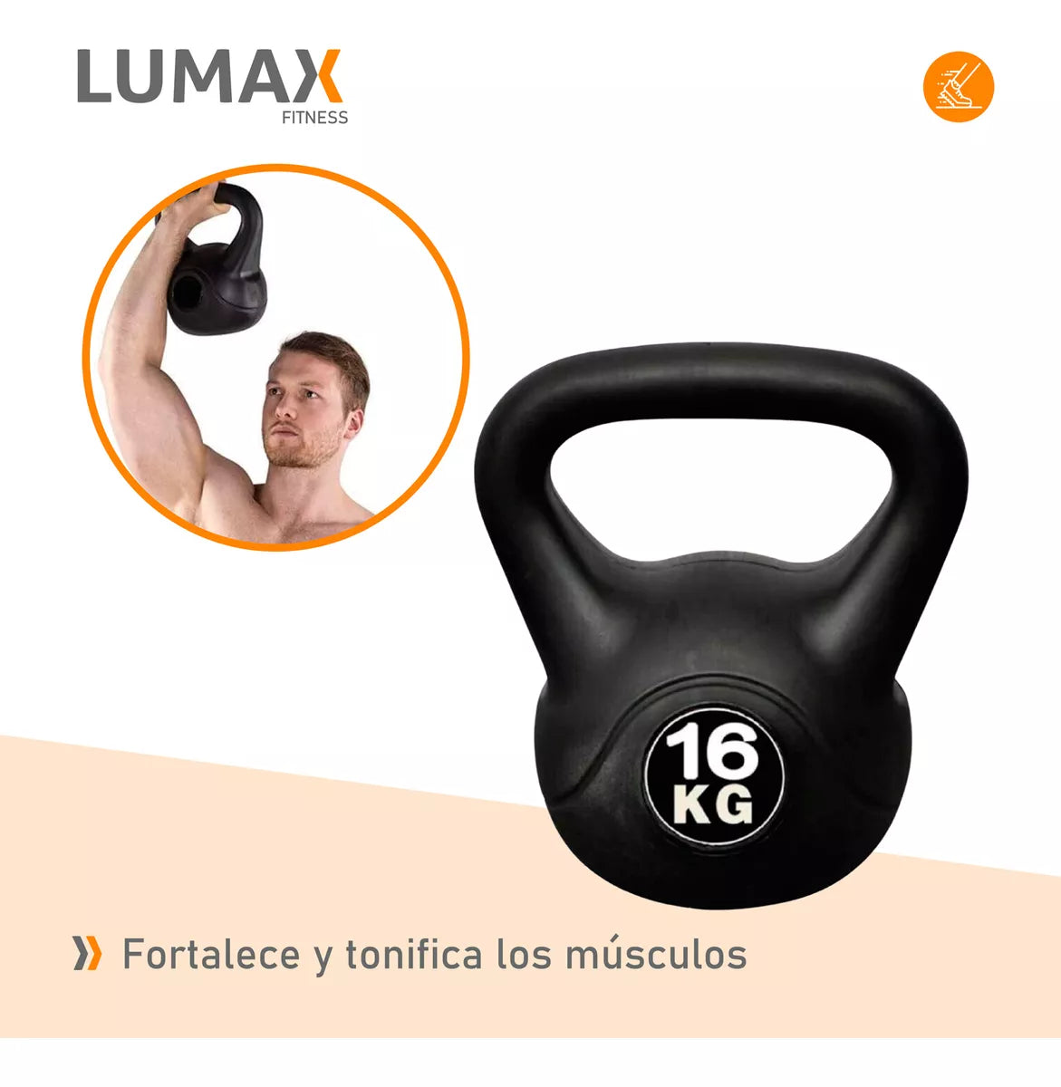 Pesas Rusas - Kettlebell 4 - 6 - 8 - 10 - 12 - 16KG